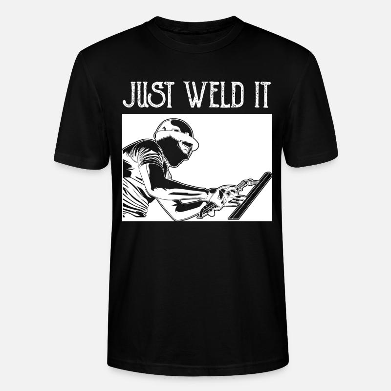 Just Weld It - Stanley/Stella Unisex Bio-T-Shirt CRAFTER - Schwarz