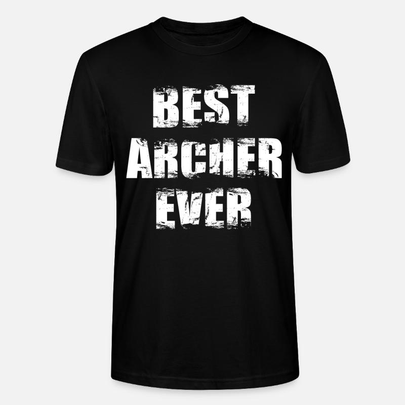 Bester Bogenschütze - Stanley/Stella Unisex Bio-T-Shirt CRAFTER - Schwarz