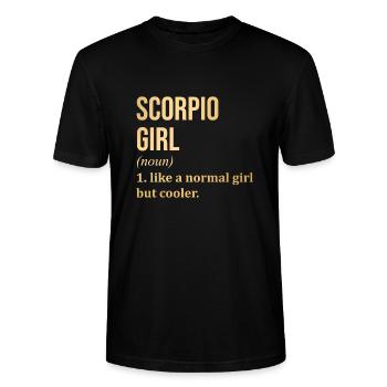 Scorpion Scorpion Scorpion - T-shirt bio CRAFTER Stanley Stella Unisexe - noir - Devant - Alina (178cm) & Michal (187cm)