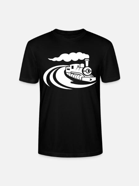 Lokomotive - Stanley/Stella Unisex Bio-T-Shirt CRAFTER - Schwarz