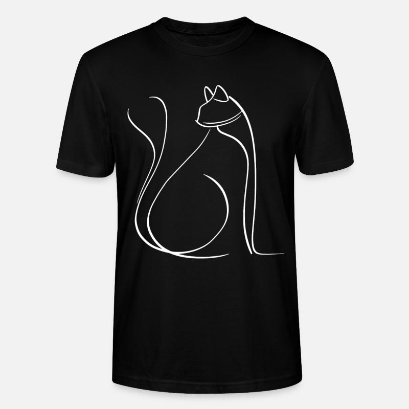 Chat - T-shirt bio CRAFTER Stanley Stella Unisexe - noir