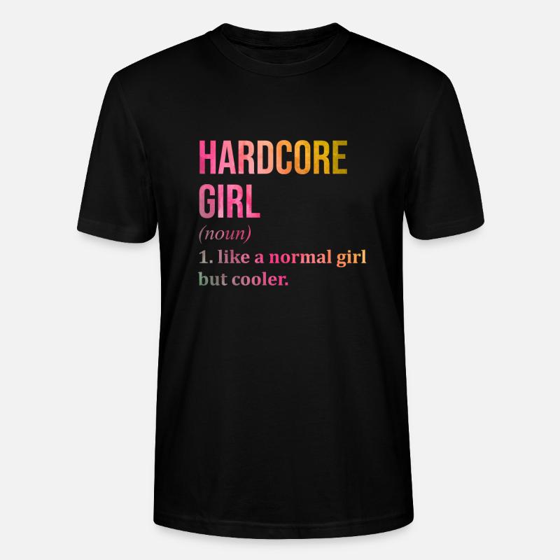 Hardcore - Stanley/Stella Unisex Bio-T-Shirt CRAFTER - Schwarz