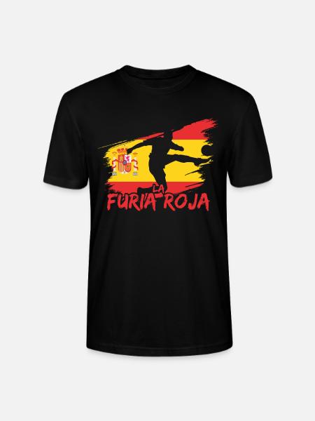 Spanien Fußball - Stanley/Stella Unisex Bio-T-Shirt CRAFTER - Schwarz