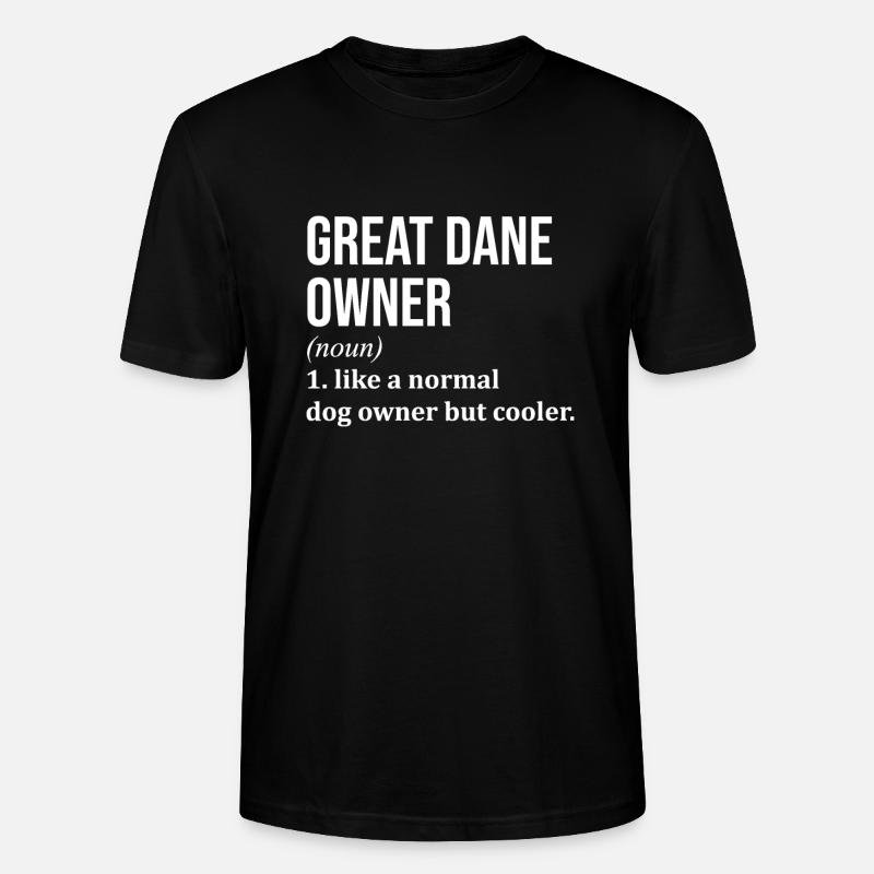 Deutsche Dogge - Stanley/Stella Unisex Bio-T-Shirt CRAFTER - Schwarz