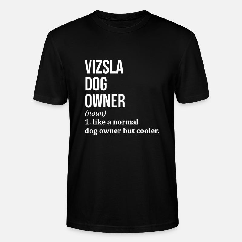 Vizsla - Stanley/Stella Unisex Bio-T-Shirt CRAFTER - Schwarz