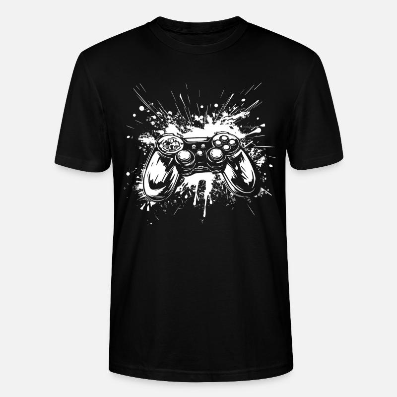 Game Controller - Stanley/Stella Unisex Bio-T-Shirt CRAFTER - Schwarz
