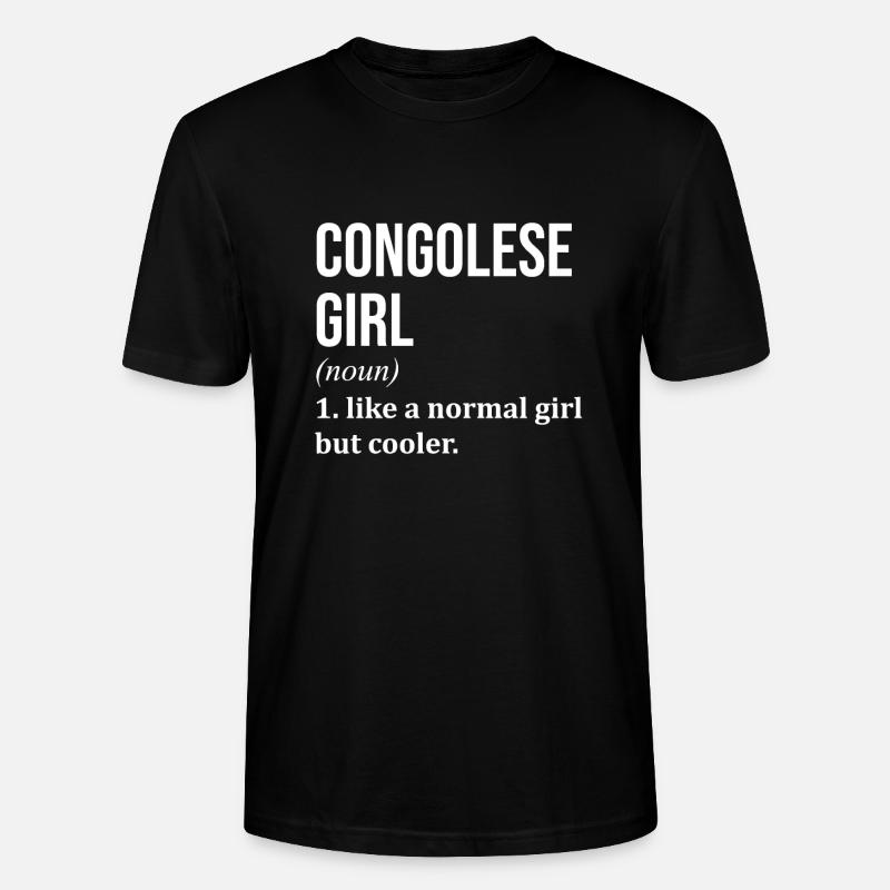 Kongo - Stanley/Stella Unisex Bio-T-Shirt CRAFTER - Schwarz