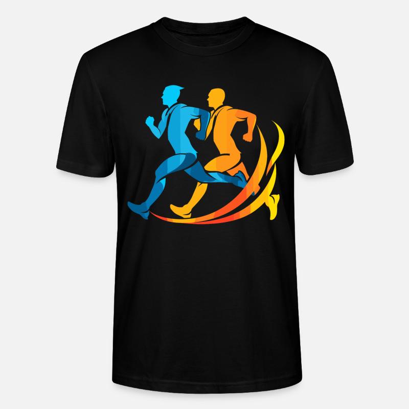 Jogger Comic Look - Stanley/Stella Unisex Bio-T-Shirt CRAFTER - Schwarz