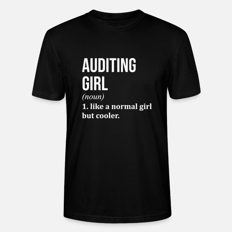 Audit - T-shirt bio CRAFTER Stanley Stella Unisexe - noir