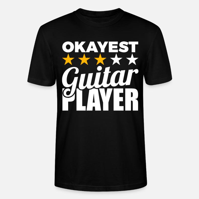 Durchschnittlicher Gitarrist - Stanley/Stella Unisex Bio-T-Shirt CRAFTER - Schwarz
