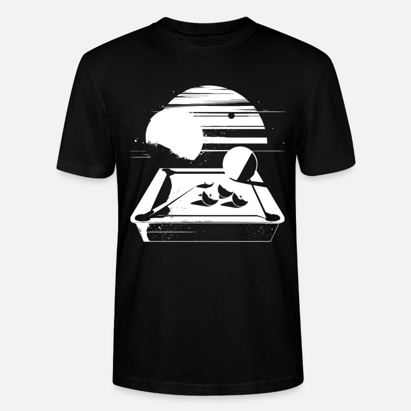 Billard Grafik - Stanley/Stella Unisex Bio-T-Shirt CRAFTER - Schwarz