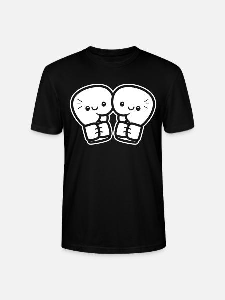 Funny Boxing Gloves - Stanley/Stella CRAFTER Unisex Organic T-Shirt - black