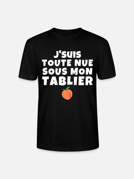 Kitchen apron, humor, apron, funny - Stanley/Stella CRAFTER Unisex Organic T-Shirt - black