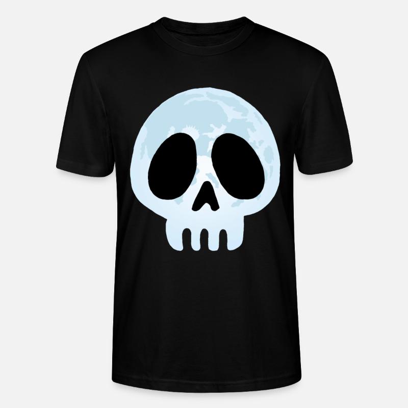 Crâne de la lune - T-shirt bio CRAFTER Stanley Stella Unisexe - noir