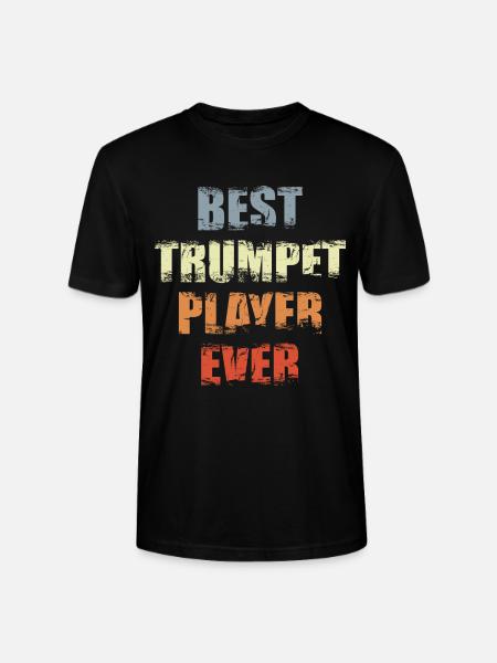 Best Trumpet Player - Stanley/Stella CRAFTER Unisex Organic T-Shirt - black