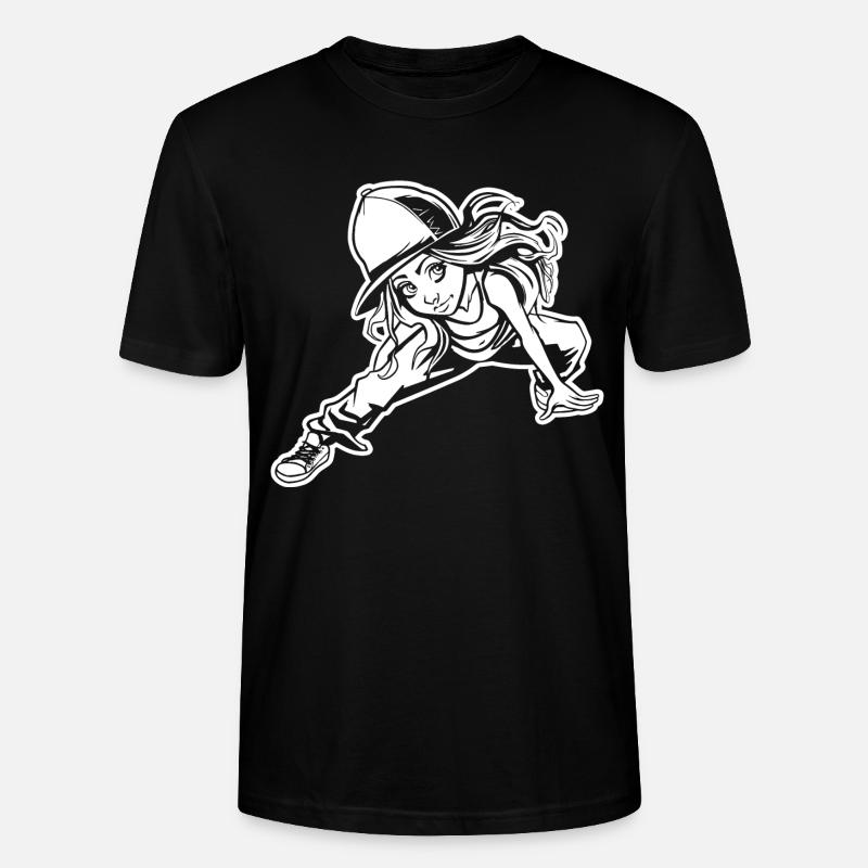Breakdancerin - Stanley/Stella Unisex Bio-T-Shirt CRAFTER - Schwarz