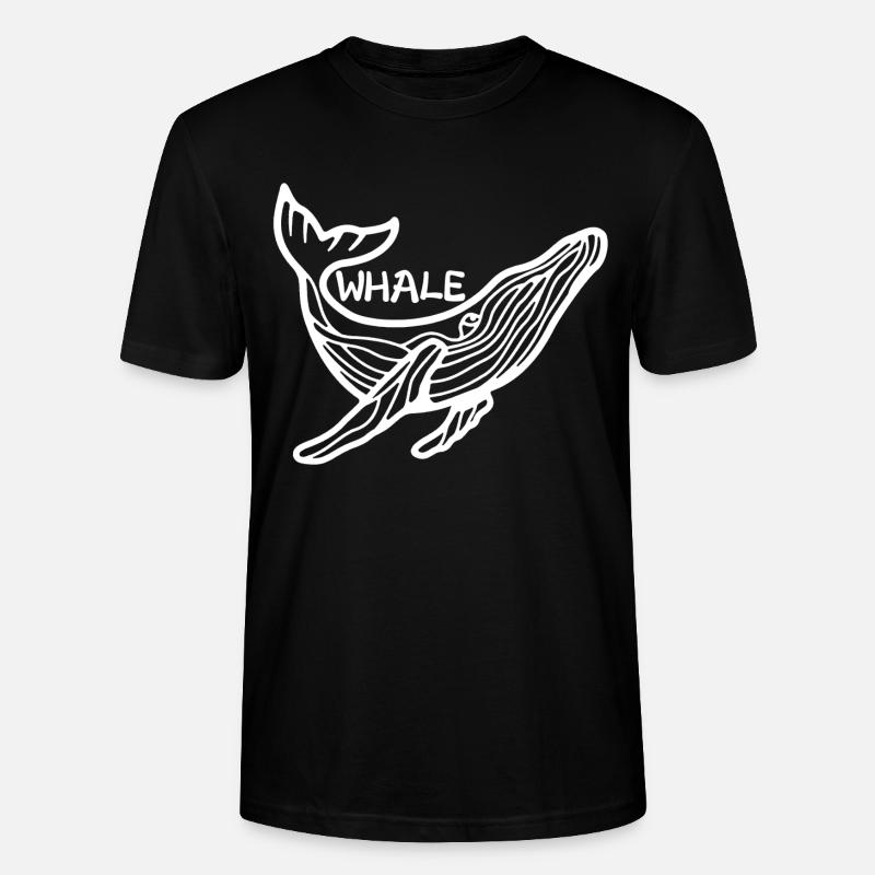 Le géant des mers - T-shirt bio CRAFTER Stanley Stella Unisexe - noir