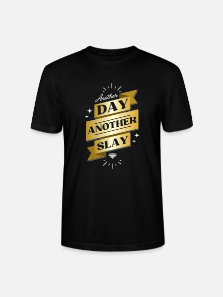 Another Day Another Slay – Glam Statement - Stanley/Stella CRAFTER Unisex Organic T-Shirt - black