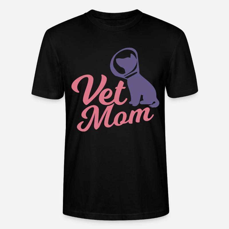 Veterinär Mutter - Stanley/Stella Unisex Bio-T-Shirt CRAFTER - Schwarz
