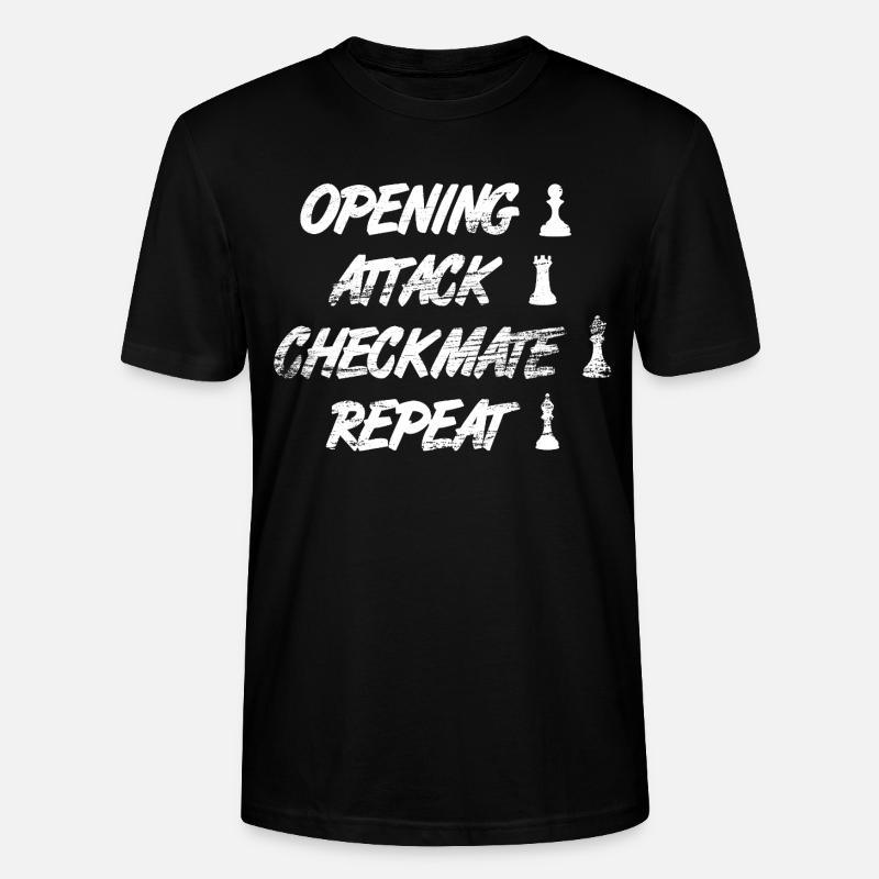 Schach Techniken - Stanley/Stella Unisex Bio-T-Shirt CRAFTER - Schwarz