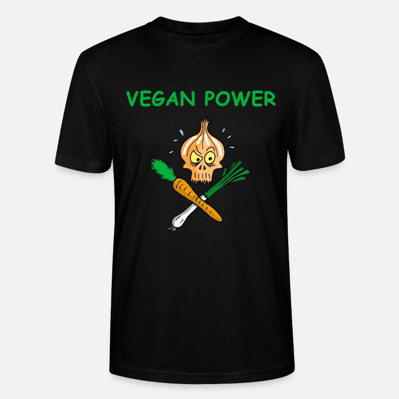 Die Kraft der Veganer - Stanley/Stella Unisex Bio-T-Shirt CRAFTER - Schwarz