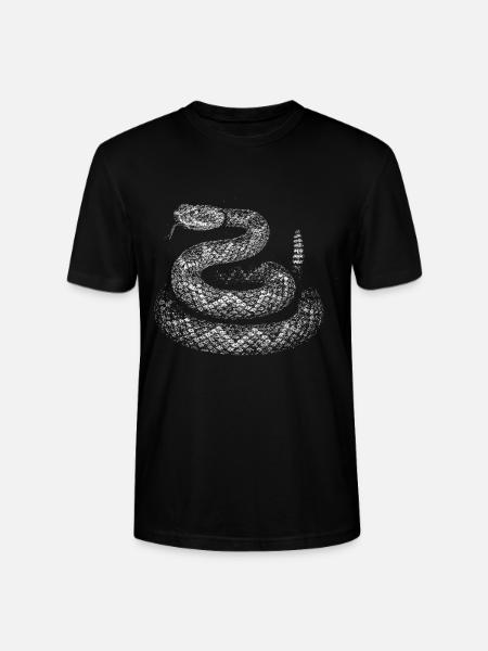 Snake - Stanley/Stella CRAFTER Unisex Organic T-Shirt - black