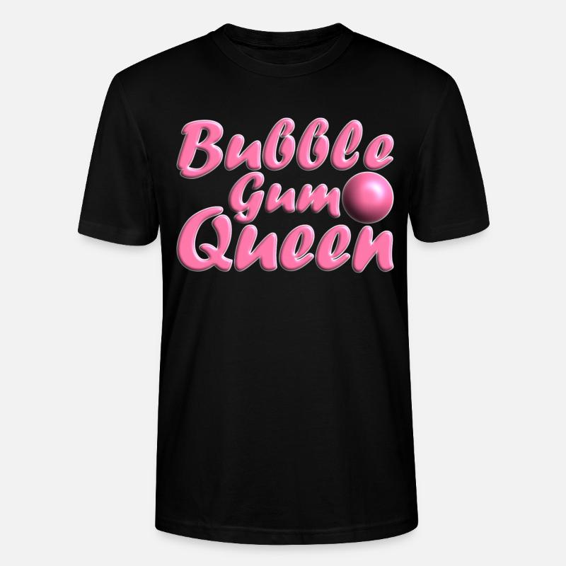 Bubblegum Queen rosa - Stanley/Stella Unisex Bio-T-Shirt CRAFTER - Schwarz