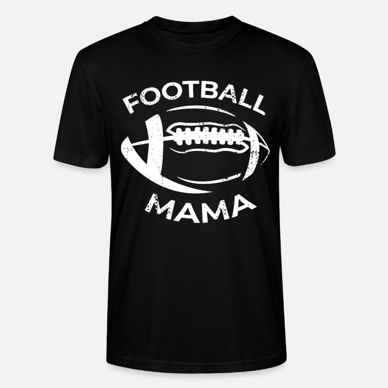 American Football Mutter - Stanley/Stella Unisex Bio-T-Shirt CRAFTER - Schwarz