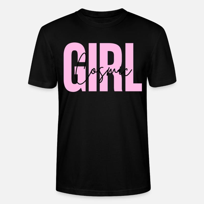 Kosmisches Mädchen - Stanley/Stella Unisex Bio-T-Shirt CRAFTER - Schwarz
