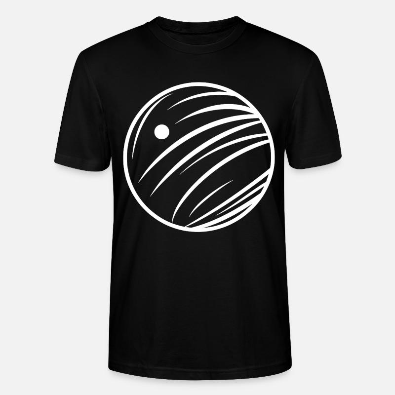 Bowling Skizze - Stanley/Stella Unisex Bio-T-Shirt CRAFTER - Schwarz
