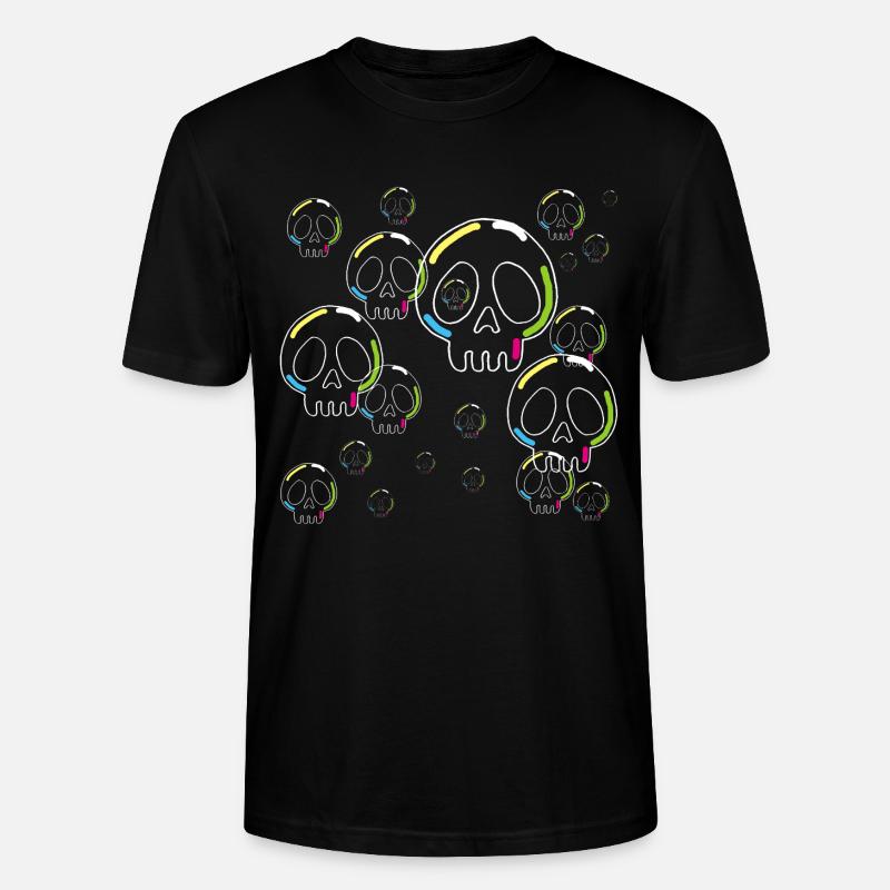 Seltsame Seifenschädel - Stanley/Stella Unisex Bio-T-Shirt CRAFTER - Schwarz