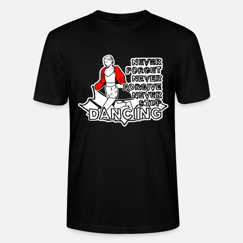 Never Forget Never Forgive - Stanley/Stella Unisex Bio-T-Shirt CRAFTER - Schwarz
