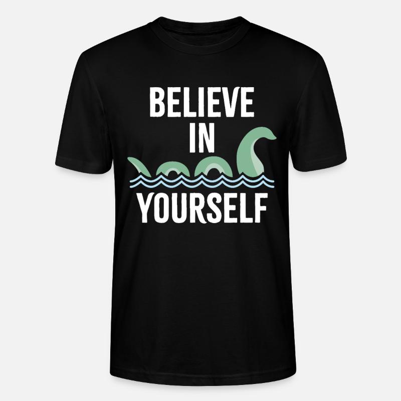 an sich selbst glauben - Stanley/Stella Unisex Bio-T-Shirt CRAFTER - Schwarz