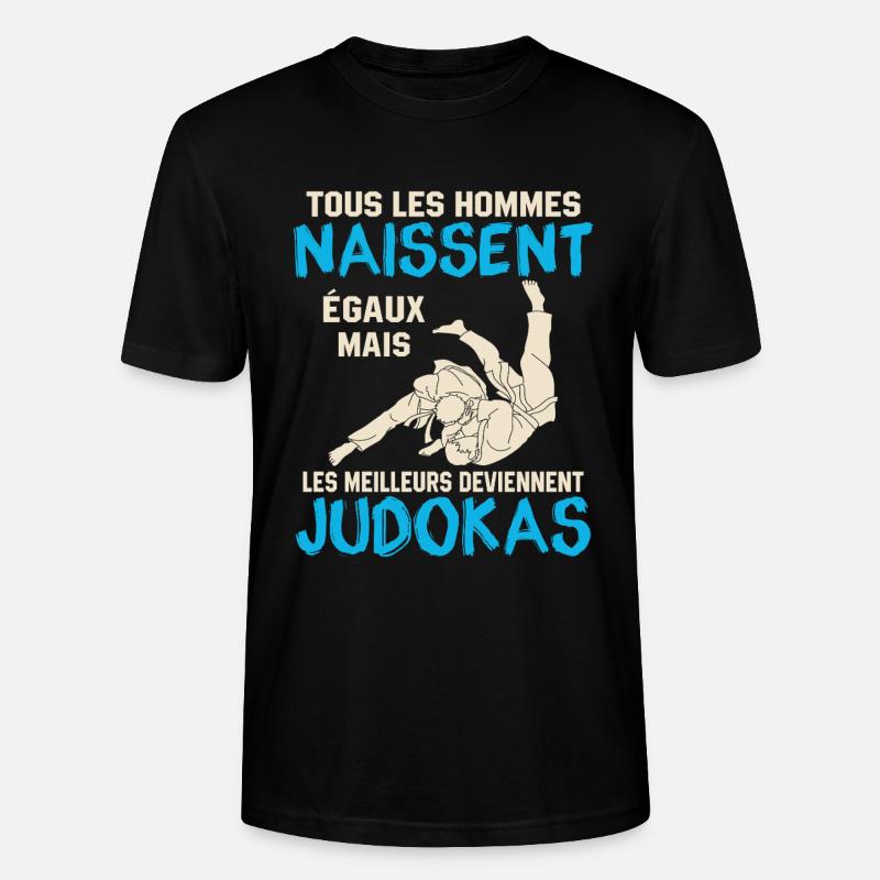 Judo Geschenk - Stanley/Stella Unisex Bio-T-Shirt CRAFTER - Schwarz