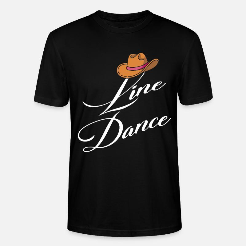 Line Dance Elegance - Stanley/Stella CRAFTER Unisex Organic T-Shirt - black