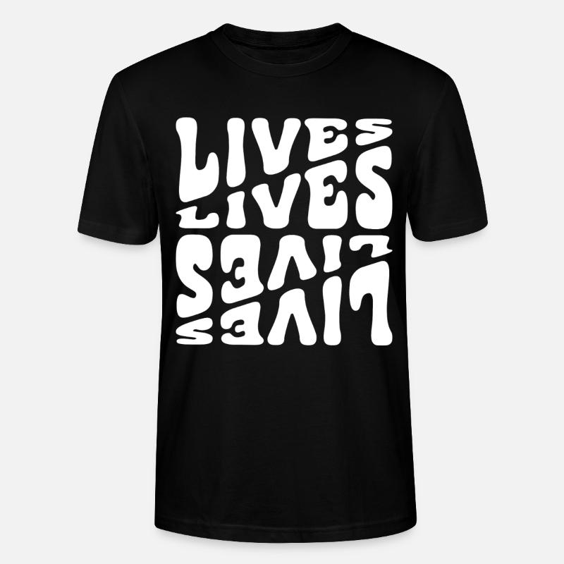 Lebendige Lebensmotive Text - Stanley/Stella Unisex Bio-T-Shirt CRAFTER - Schwarz