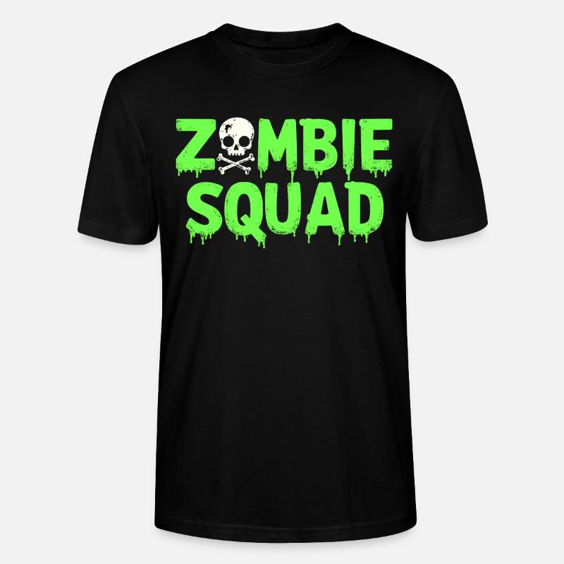 Zombie Squad – Gruseliges Halloween -Team - Stanley/Stella Unisex Bio-T-Shirt CRAFTER - Schwarz
