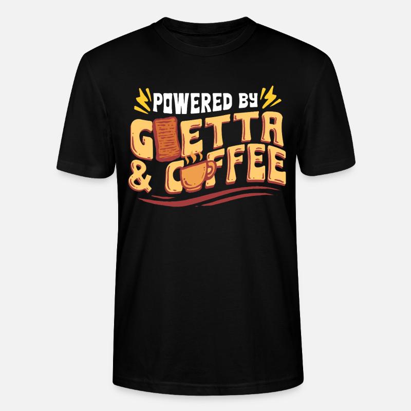 Saucisse Goetta Powered By Goetta & Coffee - T-shirt bio CRAFTER Stanley Stella Unisexe - noir