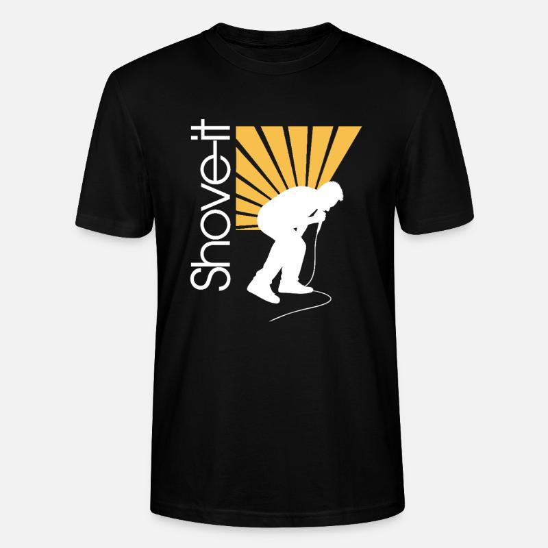 SCHIEB ES, SCHIEB ES!! -AFFE - Stanley/Stella Unisex Bio-T-Shirt CRAFTER - Schwarz