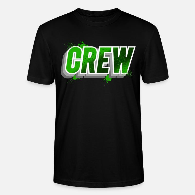 Crew - Stanley/Stella Unisex Bio-T-Shirt CRAFTER - Schwarz