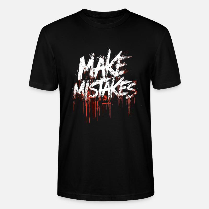 Mache Fehler - Stanley/Stella Unisex Bio-T-Shirt CRAFTER - Schwarz