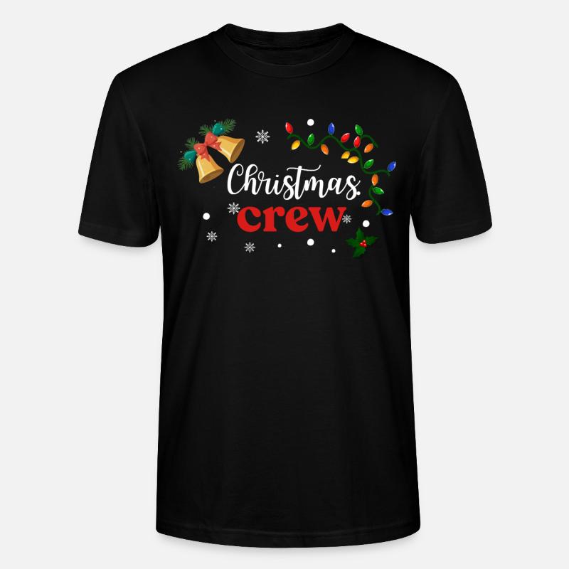 Weihnachts-Crew - Stanley/Stella Unisex Bio-T-Shirt CRAFTER - Schwarz