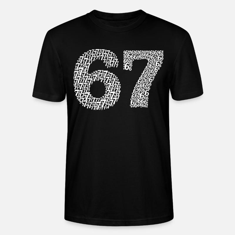 Sixty Seven meme - Stanley/Stella Unisex Bio-T-Shirt CRAFTER - Schwarz