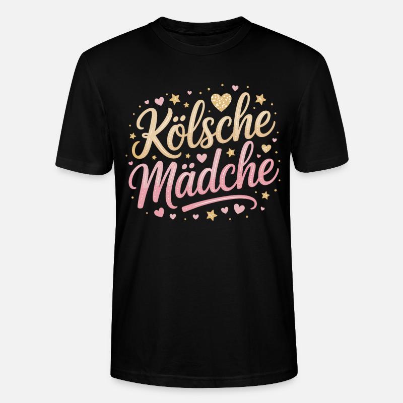 Cologne Filles Carnaval Cologne Filles - T-shirt bio CRAFTER Stanley Stella Unisexe - noir