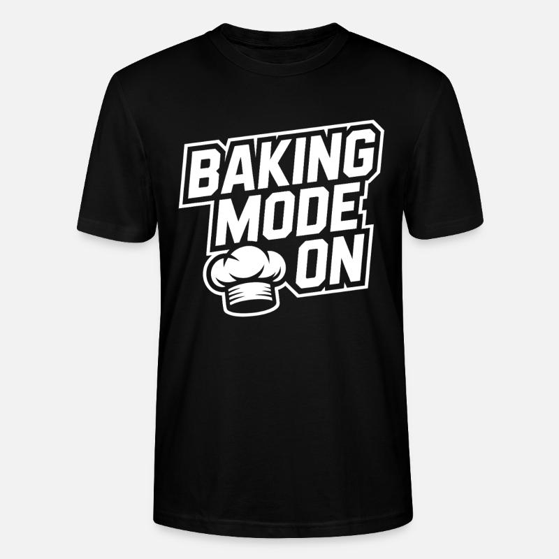 Backmodus An – Küchenhumor Design - Stanley/Stella Unisex Bio-T-Shirt CRAFTER - Schwarz