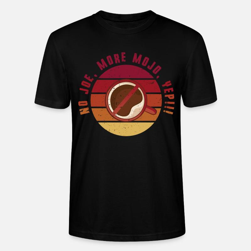 Coffee withdrawal decaffeinated ex-coffee drinker - Stanley/Stella CRAFTER Unisex Organic T-Shirt - black