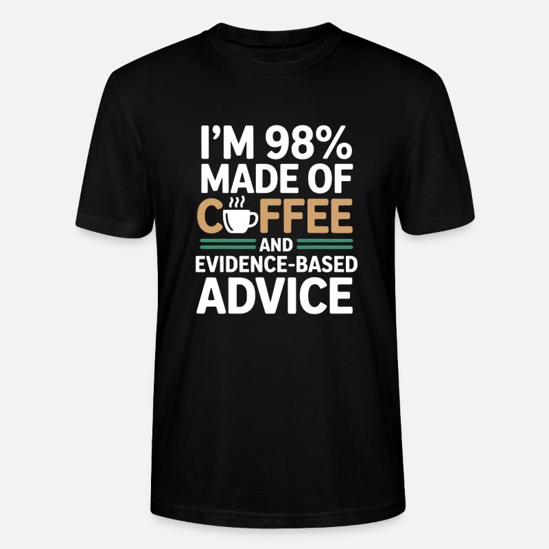 Conseils d’experts professionnels en diététicienne agréée - T-shirt bio CRAFTER Stanley Stella Unisexe - noir