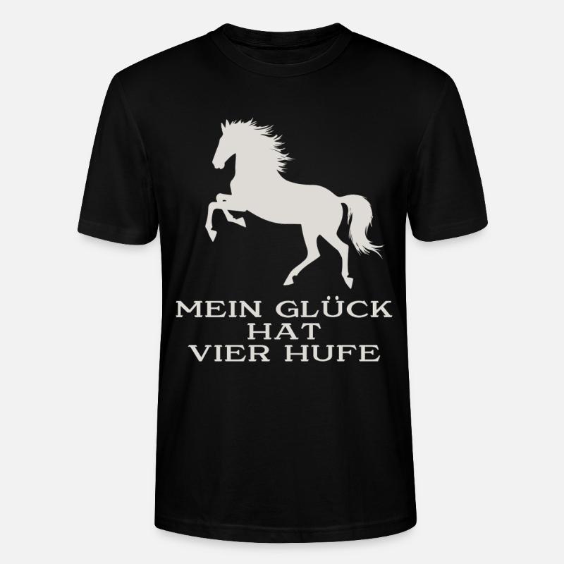 Mon bonheur a quatre sabots - T-shirt bio CRAFTER Stanley Stella Unisexe - noir