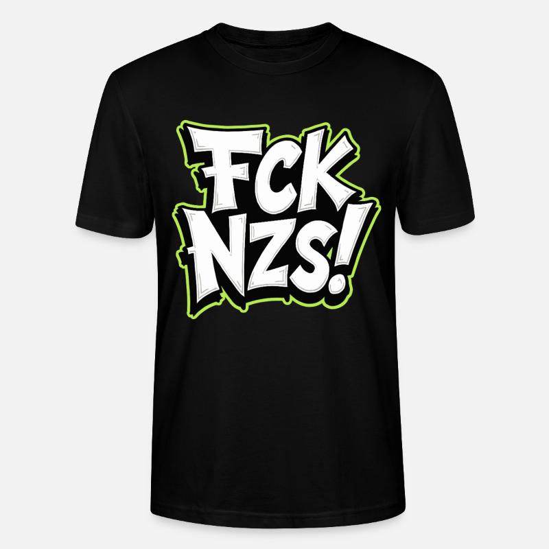 FCK NZS Statement gegen Rassismus - Stanley/Stella Unisex Bio-T-Shirt CRAFTER - Schwarz