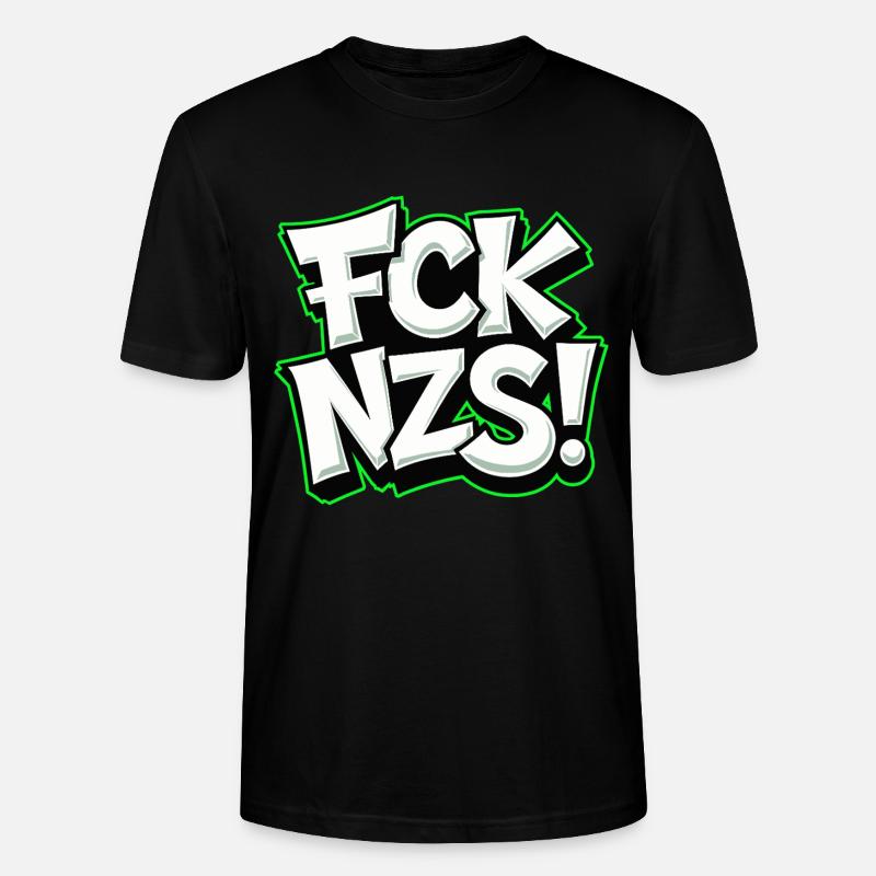 FCK NZS Statement gegen Rassismus - Stanley/Stella Unisex Bio-T-Shirt CRAFTER - Schwarz